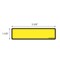 Nevs Blank Chart Labels 1-3/8" x 5-3/8" Yellow w/Black NRB-YELLOW - alternate 2
